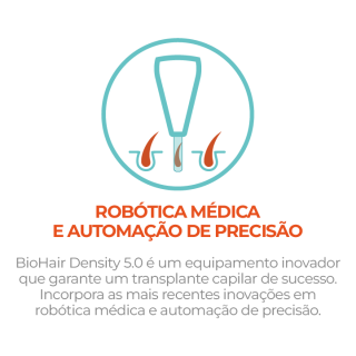 Icones Vantagens MediCapilar robotica descrição